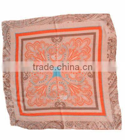 silk scarf panuelos de seda foulards with beautiful pattern