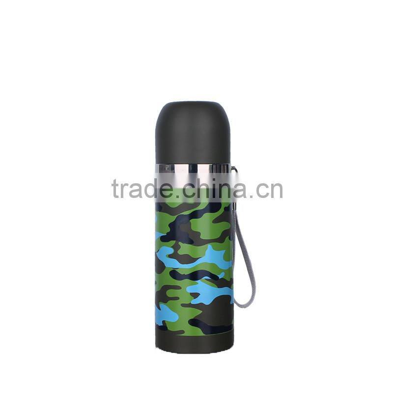 promoting/wholesale high-quality camouflage color designed double vacuum travel mug