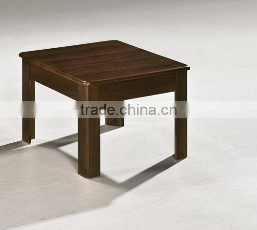 cheap price short end table cube wooden coffee table