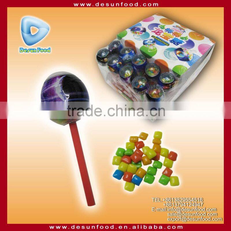 planet lollipop packing mini chewing gum