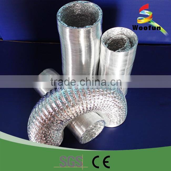 Professional fire resistant aluminum foil flexible duct