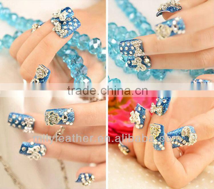 Small skull colorful rhinestones diamond accessories for nail art