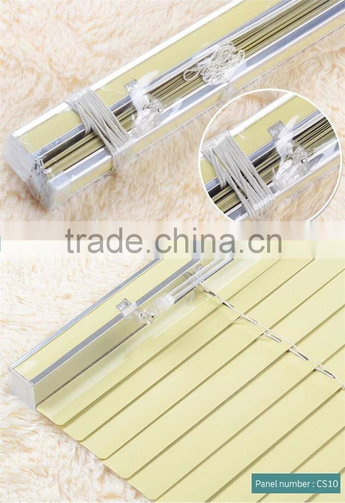 Durable S shape outdoor pvc blinds shutter