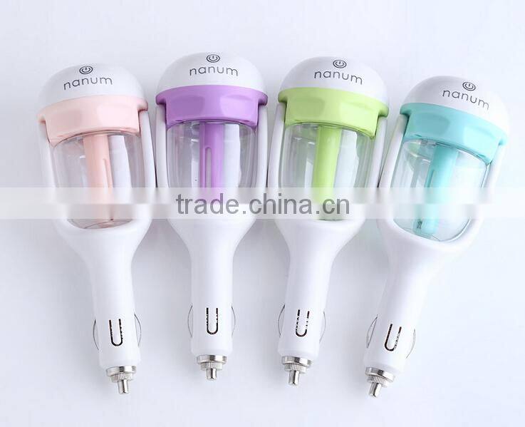 portable korean nanum car air mini USB humidifier,ultrasonic humidifier 12v made in china