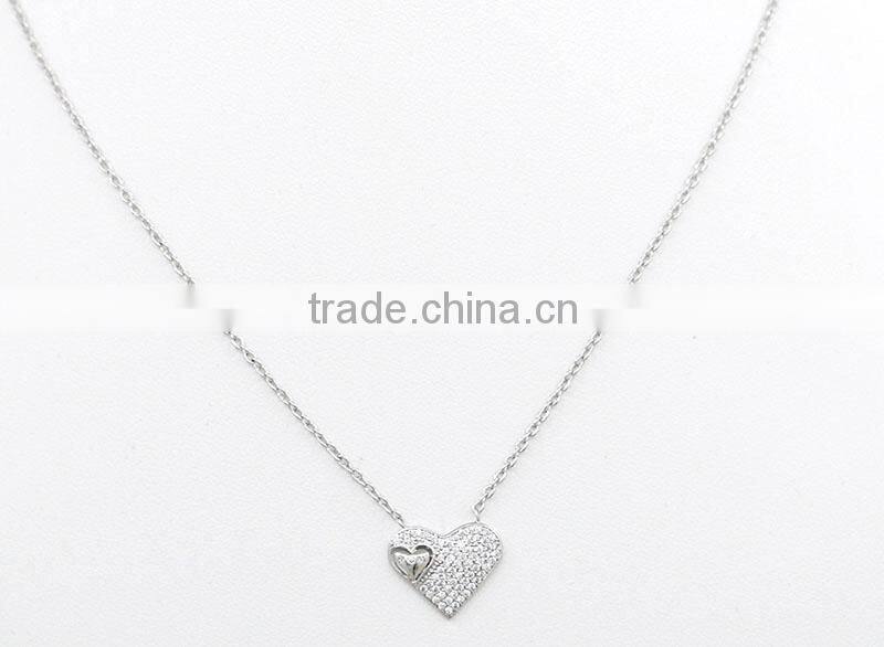2016 fashion jewlery necklace designs silver plated pendant