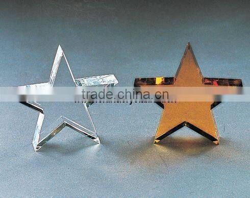 factory directly sale guarantee quality artwork crystal star design fro hot selling