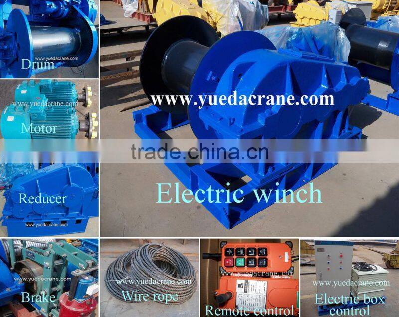 JM Model 1~65ton Drum Hydraulic Electric Winch