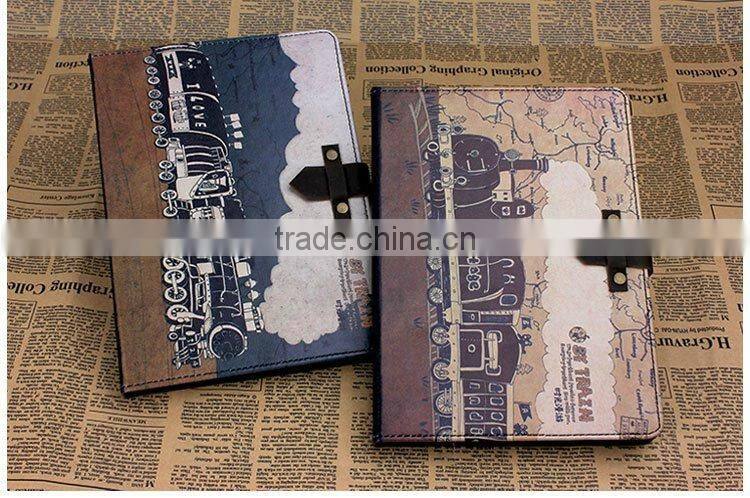 unique design for ipad air case ,British style book style case