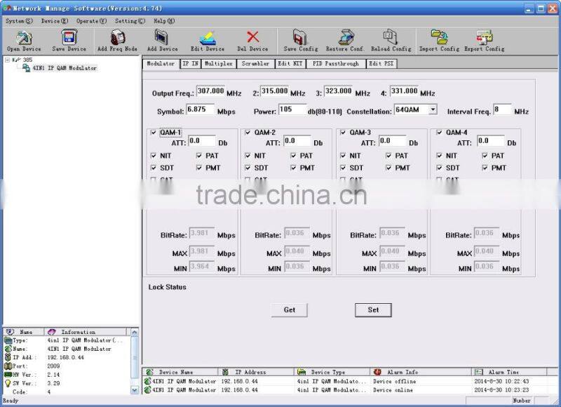 SC-4154 dvb ip qam modulator