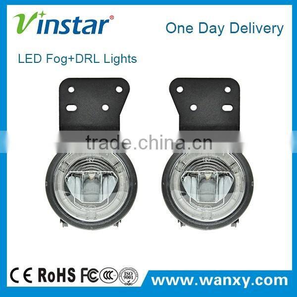 Direct Fit 20W High Power LED Daytime Running Light Halo Ring Fog Lamps for Pontiac Grand AM