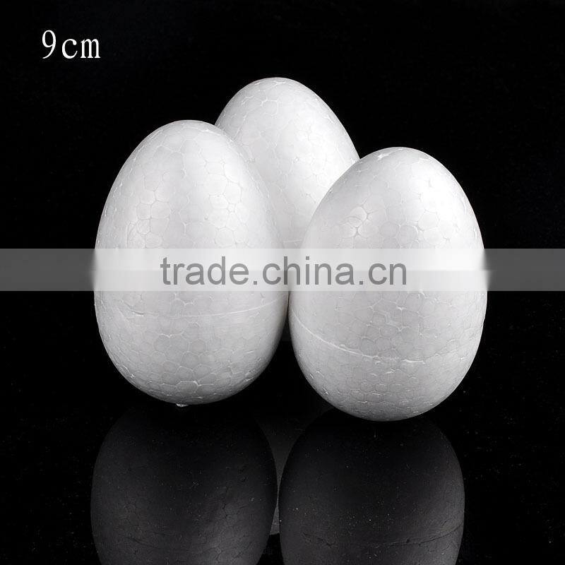50mm white decorative styrofoam easter plastic eggs Children DIY fake eggs