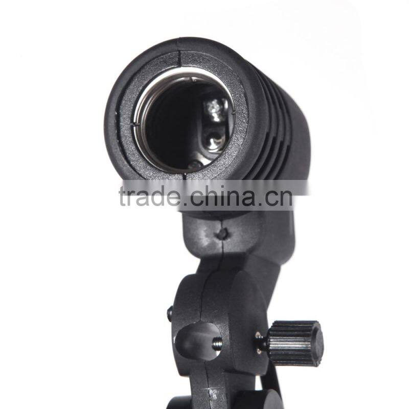 Studio Photography Single Head Photo Lighting Bulb Holder Flash Umbrella Bracket