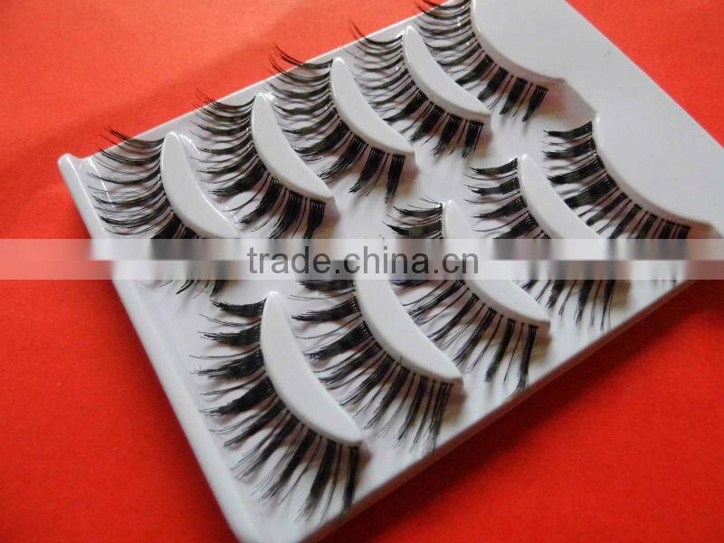 professional hand-made synthetic false eyelash & hot-selling fake eyelash