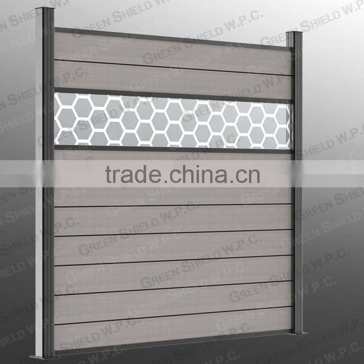 WPC/Wood Plastic Fence/Enclosure Wall 1.8m/2.0m