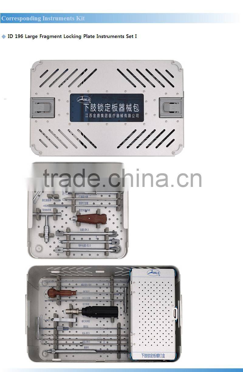 CE0434 Approved Proximal Femur Locking Plate, Femur Titanium LCP, Orthopedic Implant Femur Plate