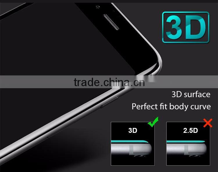 2016 New arrival tempered glass 3D anti explosion for iPhone 6/6 Plus/6S/6S Plus scratch resistant 9H hardness screen protector