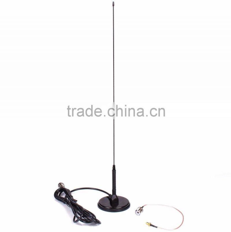 NA-771,UT-72 Radio Antenna SMA Female Coil 19" Magnetic Mount VHF UHF 144/430Mhz,UT-72