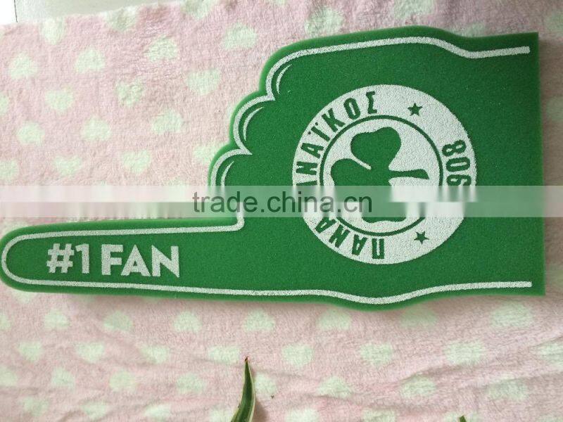 printed sponge hand foam finger sponge palm for game cheering LS-F-009-A