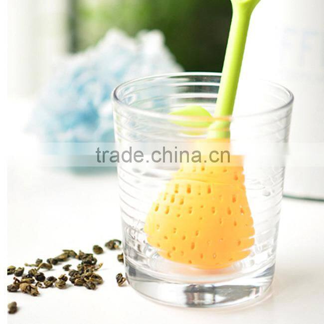 fruit shape pear silicone tea infusers wholesale