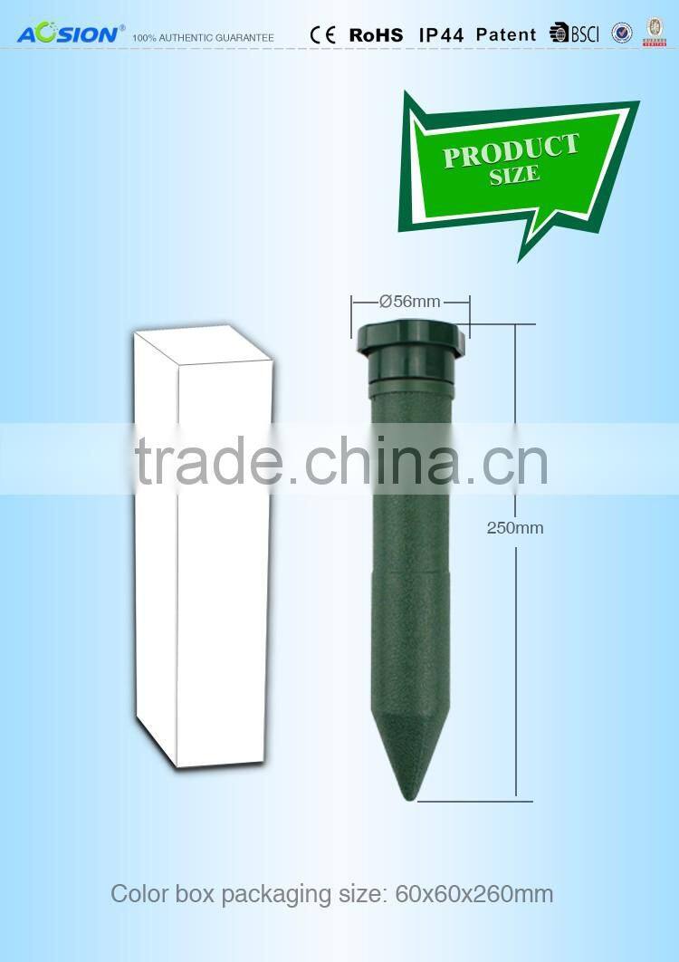 Top rated Plastic Mini Tube outdoor vibrating sonic battery operated electronic snake repellent