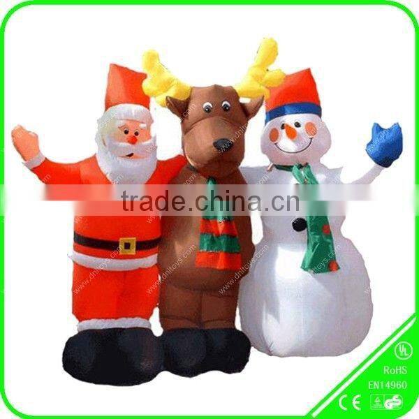 Hot Sale Christmas Decoration with snowman toy for christmas