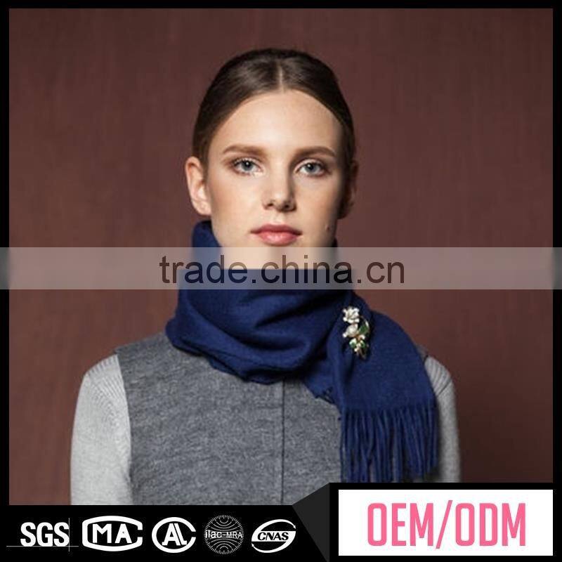 New scarf oem, knitted wool scarf, super thin lightweight plain color scarf