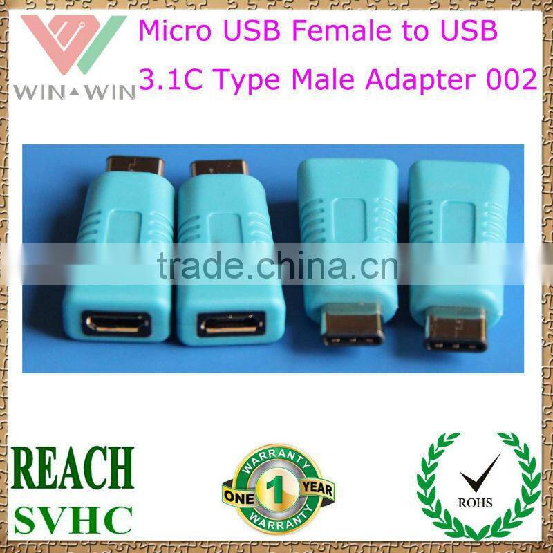 Micro USB Female to USB 3.1 C Type Male Adapter 017