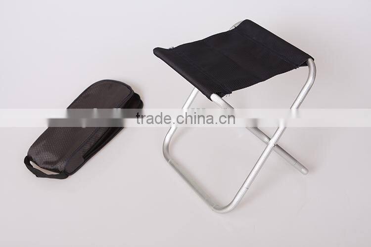 Portable Outdoor Camping Fishing Picnic Hiking Aluminu stool Folding Black Chair