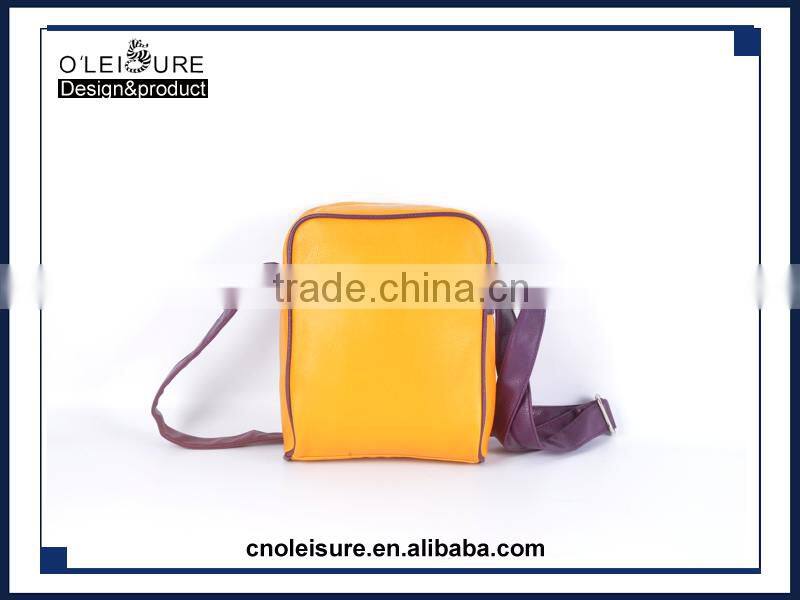 Vertical type single shoulder bag Outdoor leisure travel bag cross body man printing and embroidery bag