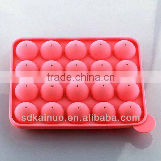 Lollipop shaped custom silicone dog cake molds