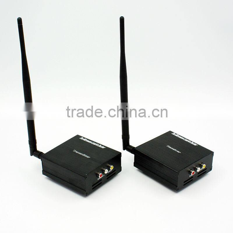 Long range 2.4G 3W audio video wireless transmitter for cctv camera