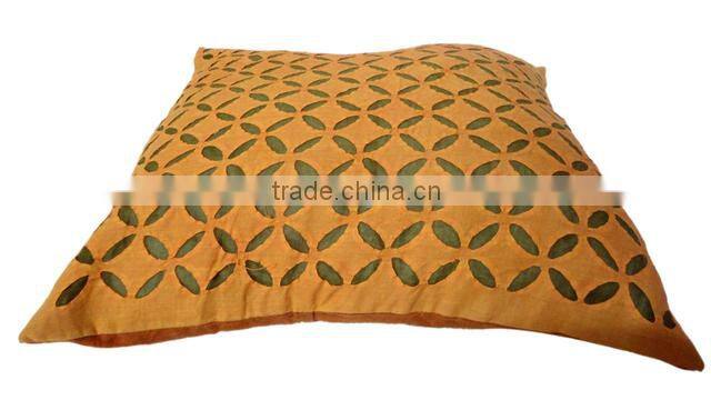 RTHCC- 83 Gujrati Stylish Designer Hand Crafted Applique Cut Work Cotton Kantha Stitch cushion covers Christmas Home Decor