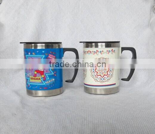 Modern 16 oz stainless steel thermos cup