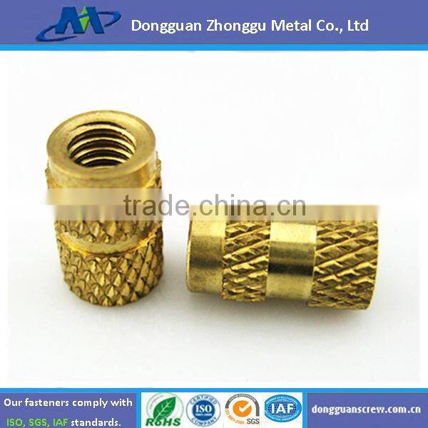 Precision straight grain insert nut M3