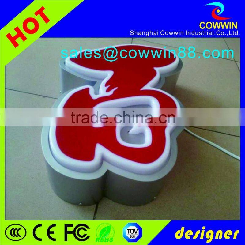 Acrylic advertising 3d light box letter sign