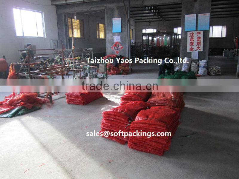 PE+PP tubular mesh bags for vegetables and fruits