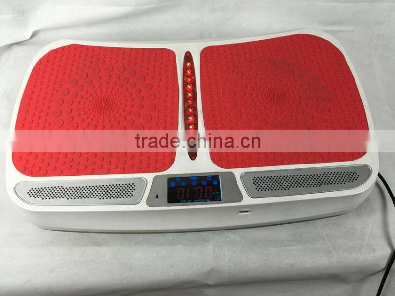 Wholesale 3D Dual Motor Body Shaper Vibration Plate Exercise Machine With MP3 Player