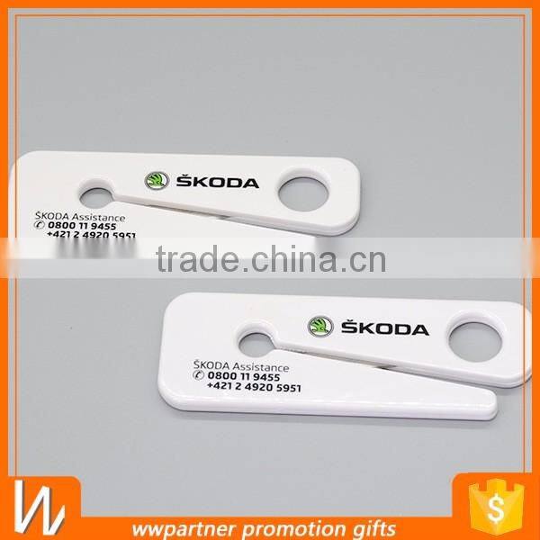Business card letter opener