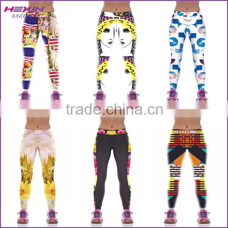 Plus Size Comfortable Ladies Wholesale Custom Printed Leggings