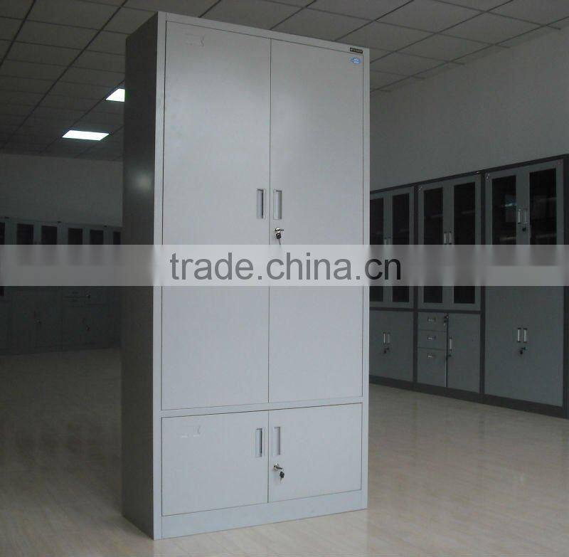 KFY-CB-11 Light gray 4-Door Office Steel Cupboard Price