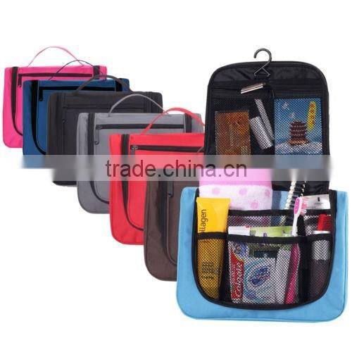 Travel Women Beauty Make Up Bag Toiletry Wash Bag Zipper Case Organizer Hanging