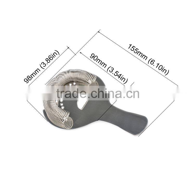 Hawthorne strainer stainless steel bar strainer factory