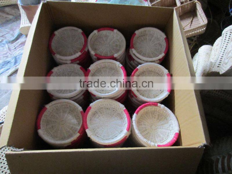 zigzag weaving basket, 100% rattan material, handmade
