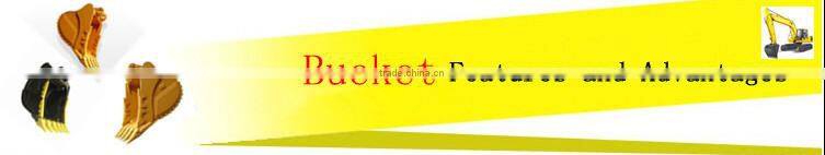 excavator hydraulic crusher bucket, excavator attachments rock crushing bucket