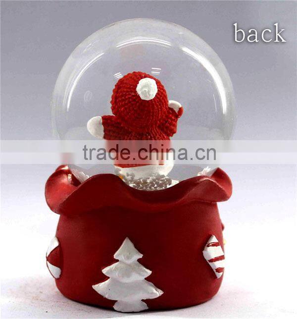 christmas penguin customized snow globe