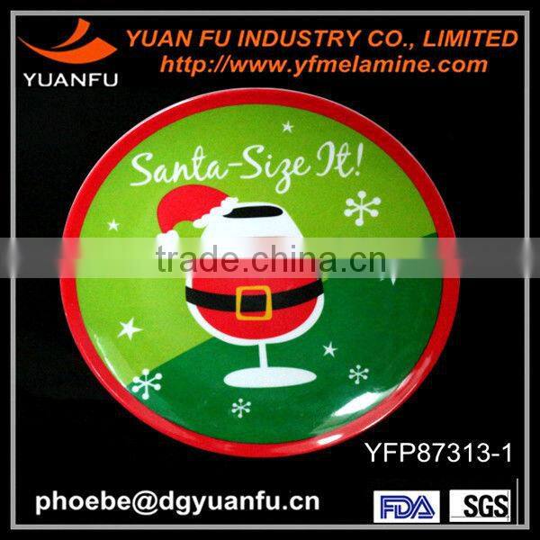 Rectangle melamine christmas trays