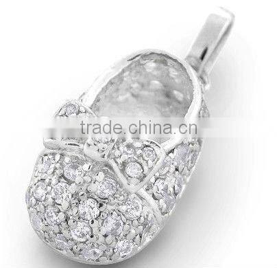 925 silver shoe charm
