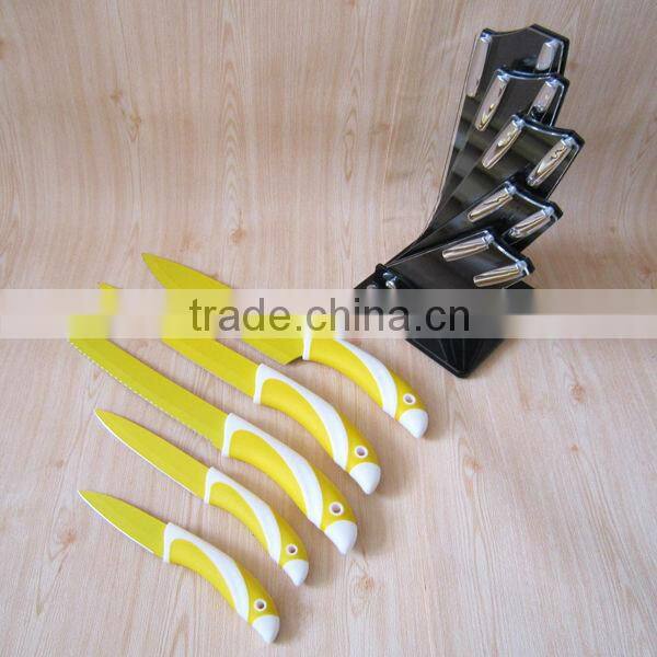 Kitchen Knife with Color Blade