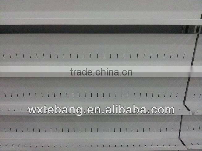 Modern high quality double-side supermarket shelf