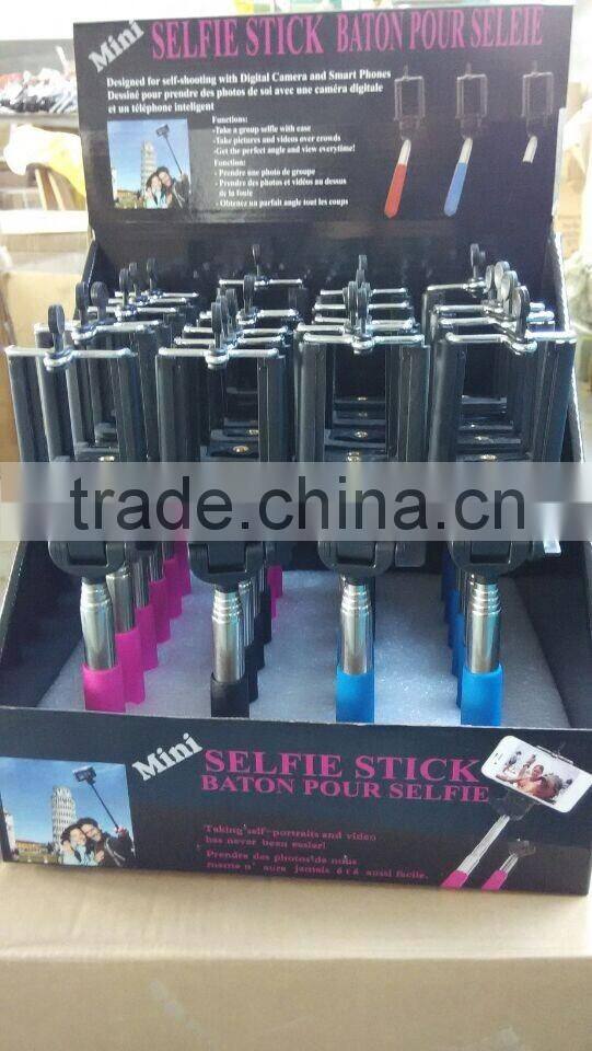 Universal For Travel Telescopic S/S mini Selfie Stick